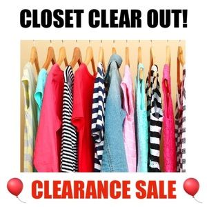 🎈 CLOSET CLEAR OUT SALE 🎈
